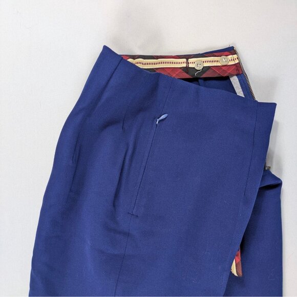 Vintage Ahlers Royal Blue Ski Pants Stirrup West Germany Wool Blend Size 10-12 - Picture 11 of 12